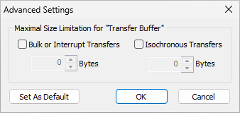 Advanced Settings
